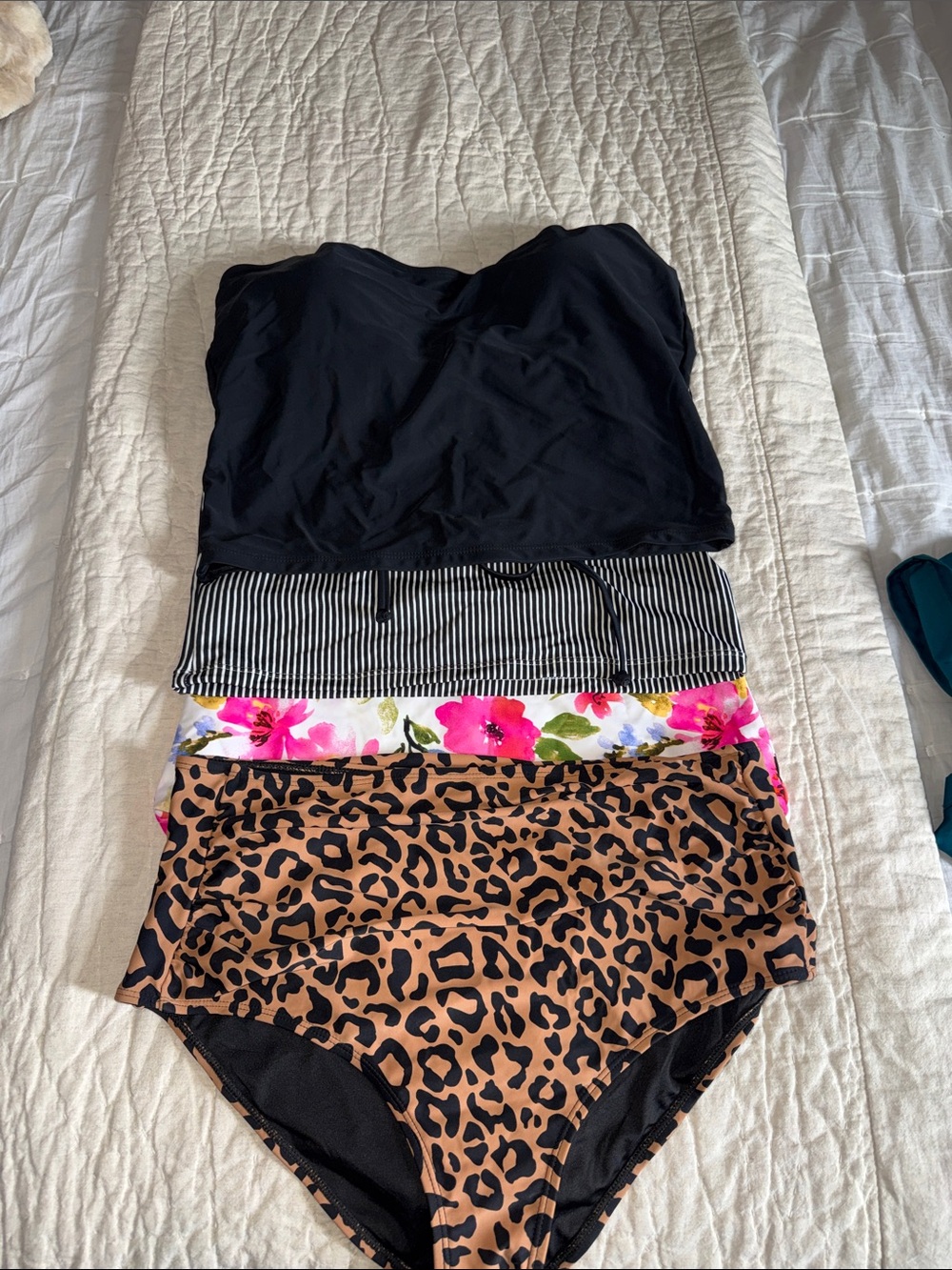Bundle of tankini swimwear